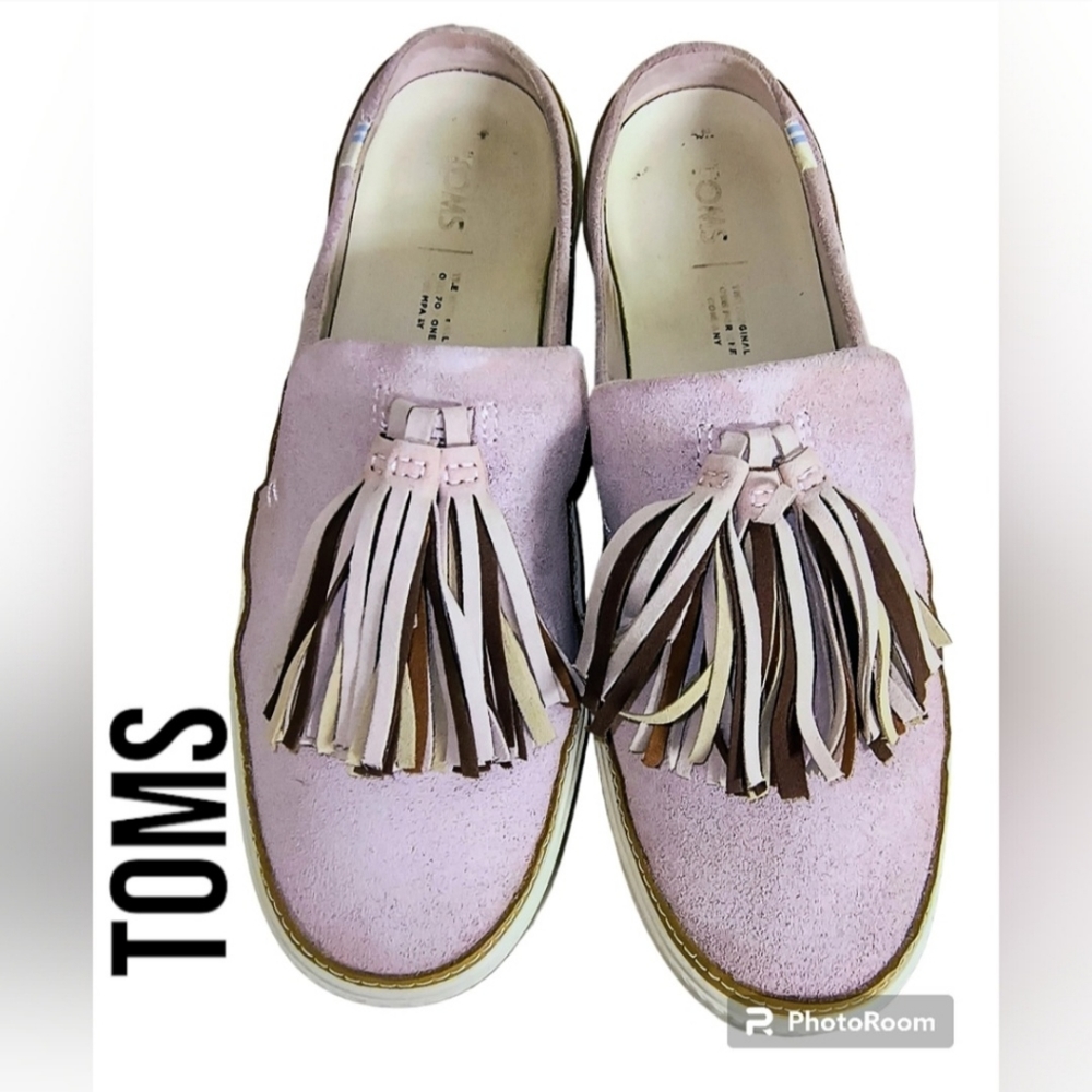 TOMS tassel Sunrise slip ons